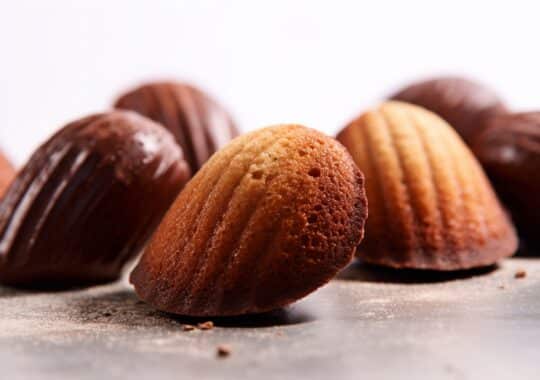 Madeleines au chocolat