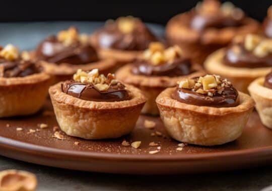 Tartelettes Nutella noisette, sans oeuf