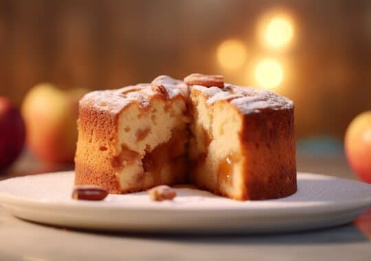 Gateau aux pommes et amandes