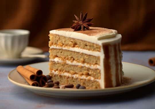 Gateau étagé aux épices chai