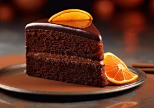 Cake au chocolat et orange