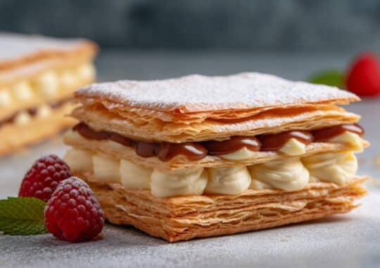 Mille-feuilles à la vanille