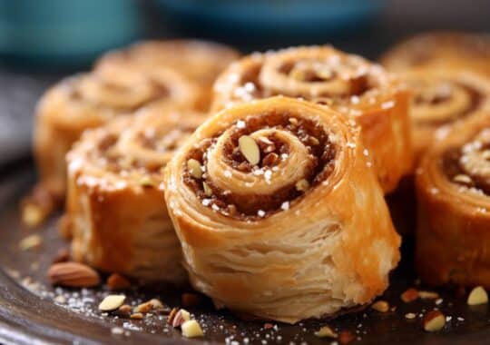 baklawa rolls aux amandes