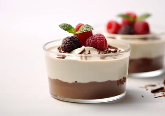 Bavarois « Chocolat-vanille »