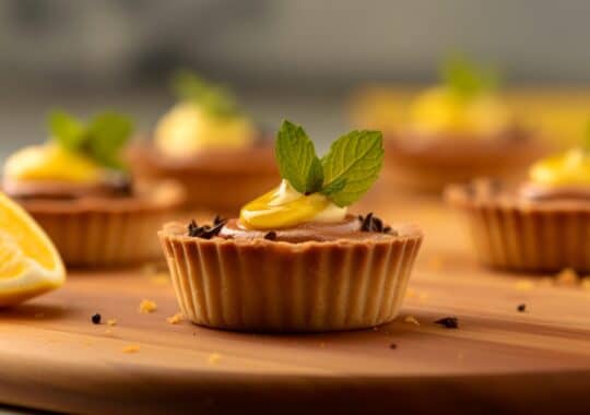 Tartelettes aux citron et aux chcocolat