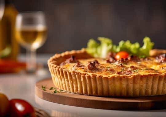 Quiche à la viande hachée