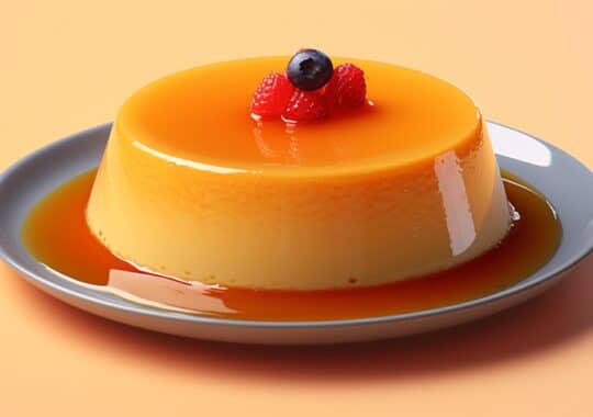 Flan chaud froid